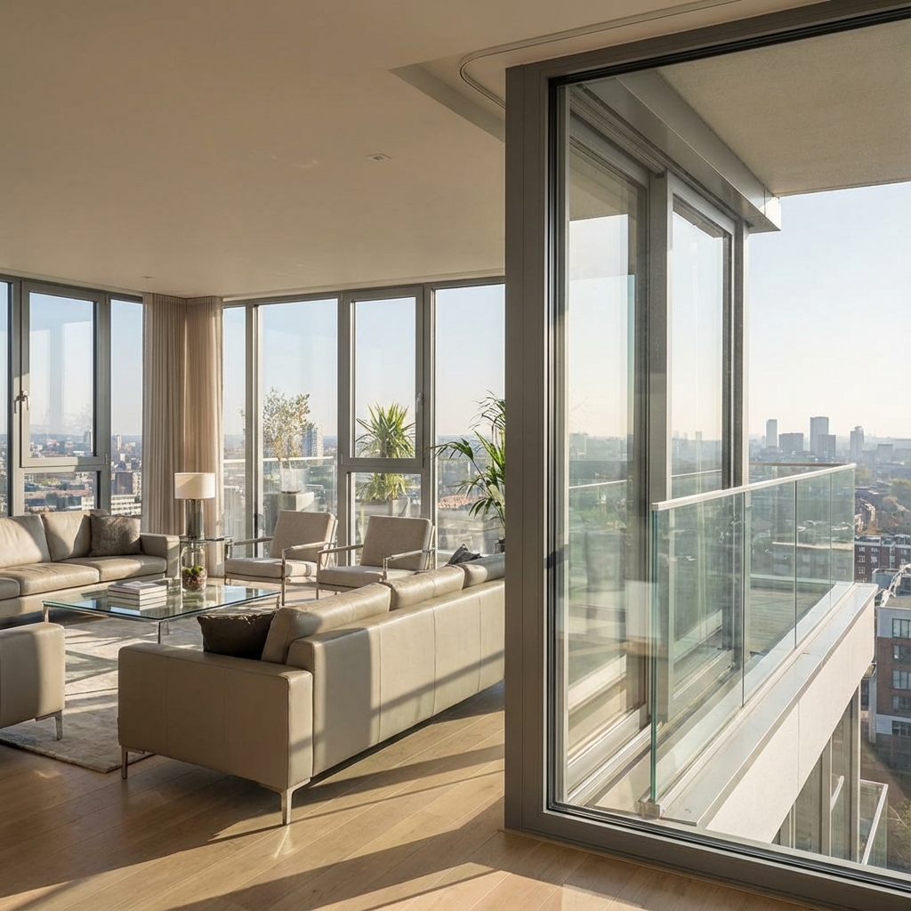 Modern cam balkon ve PVC pencere sistemleri - Egepen Akçayapı